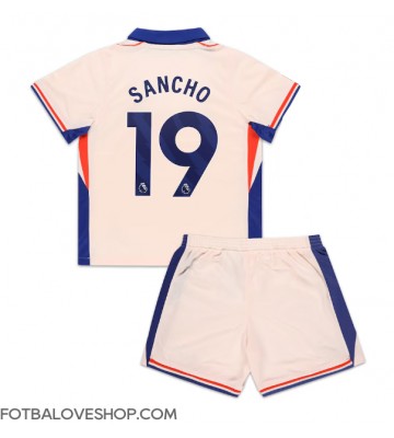 Chelsea Jadon Sancho #19 Dětské Venkovní Dres 2024-25 Krátký Rukáv (+ trenýrky)